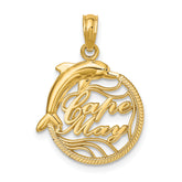 14K CAPE MAY w/ Dolphin Charm