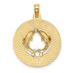 14K OCEAN CITY, NJ w/ Dolphin Charm