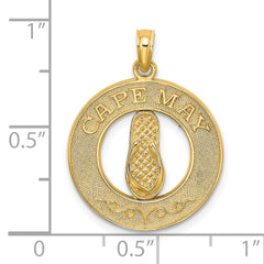 14K CAPE MAY w/ Flip-Flop Charm