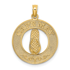 14K CAPE MAY w/ Flip-Flop Charm