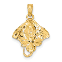 14K Stingray Charm