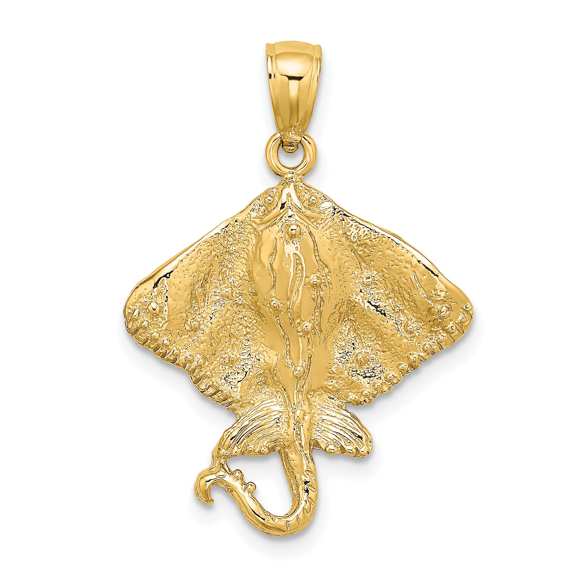 14K Stingray Charm