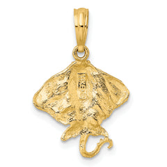 14K Stingray Charm