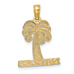 14K NAPLES Palm Tree Charm