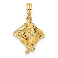 14K Stingray Charm