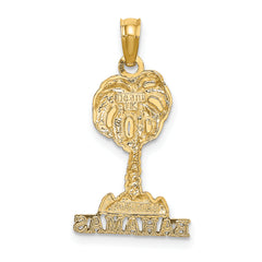 14K BAHAMAS Palm Tree Charm