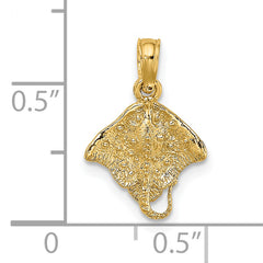 14K Stingray Charm