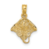 14K Stingray Charm