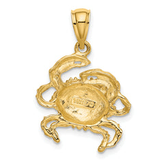 14K Crab Charm