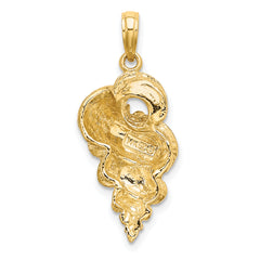 14K Wentletrap Shell Charm