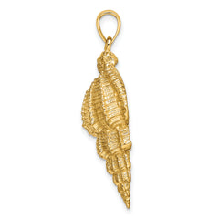 14K Wentletrap Shell Charm