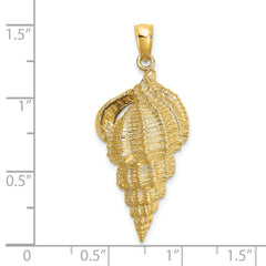 14K Wentletrap Shell Charm