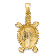14K Land Turtle Charm