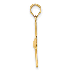 14K Dancing Starfish Charm