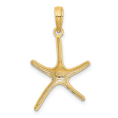 14K Dancing Starfish Charm