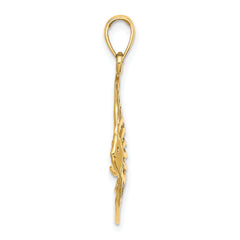 14K Cut-Out Angelfish Charm