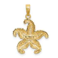 14K Starfish Charm