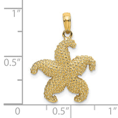 14K Starfish Charm