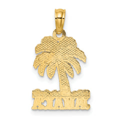 14K JAMAICA Under Palm Tree Charm