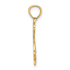 14K I HEART SIESTA KEY with Dolphin Charm