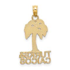 14K TURKS AND CAICOS Palm Tree Charm