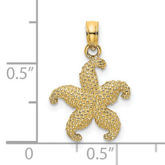 14K Starfish Charm