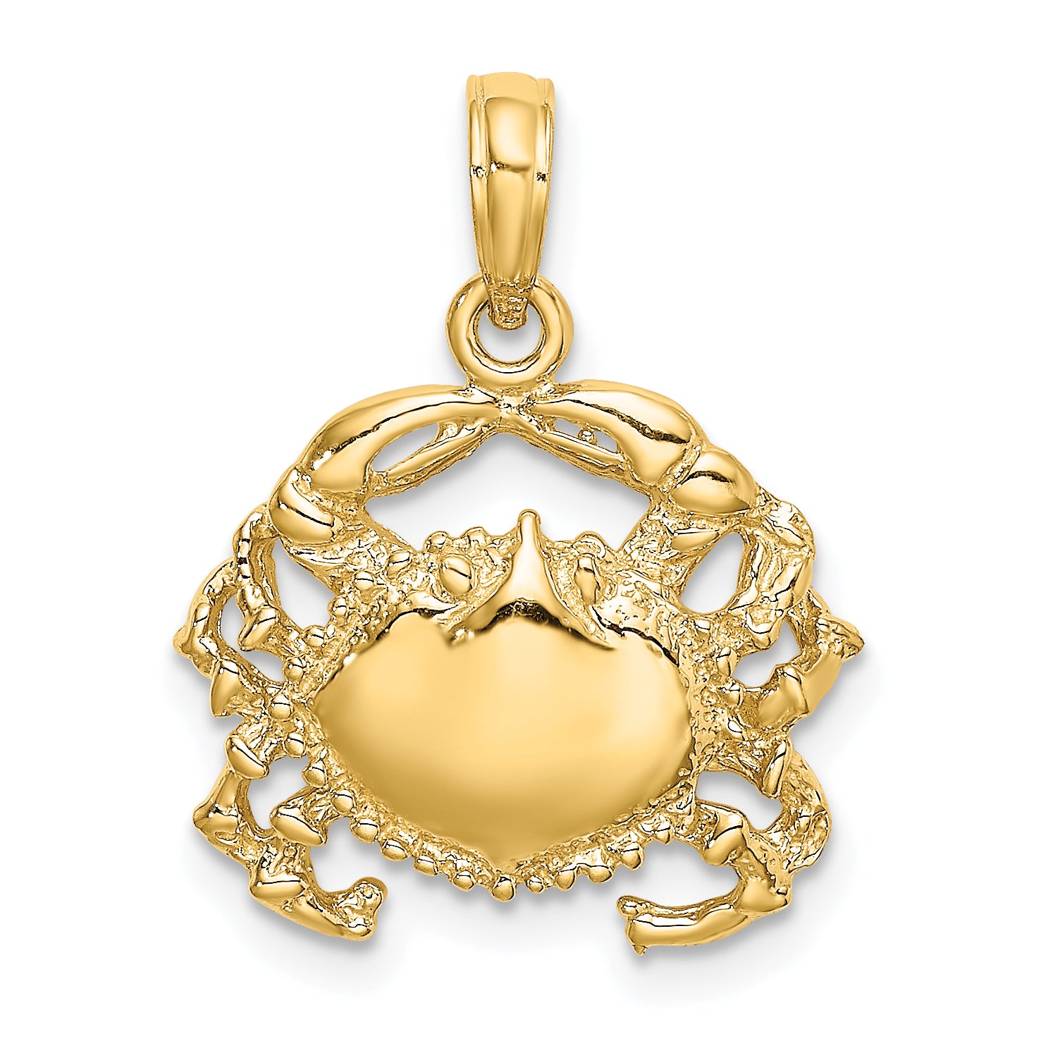 14K Crab Charm