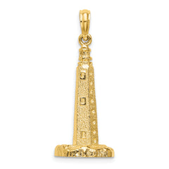 14K 3-D Cape Henlopen Lighthouse, De Charm