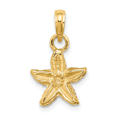 14K Starfish Charm