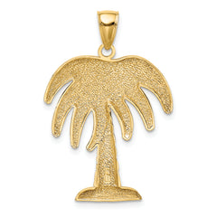 14K Large Charleston Palm Tree Charm