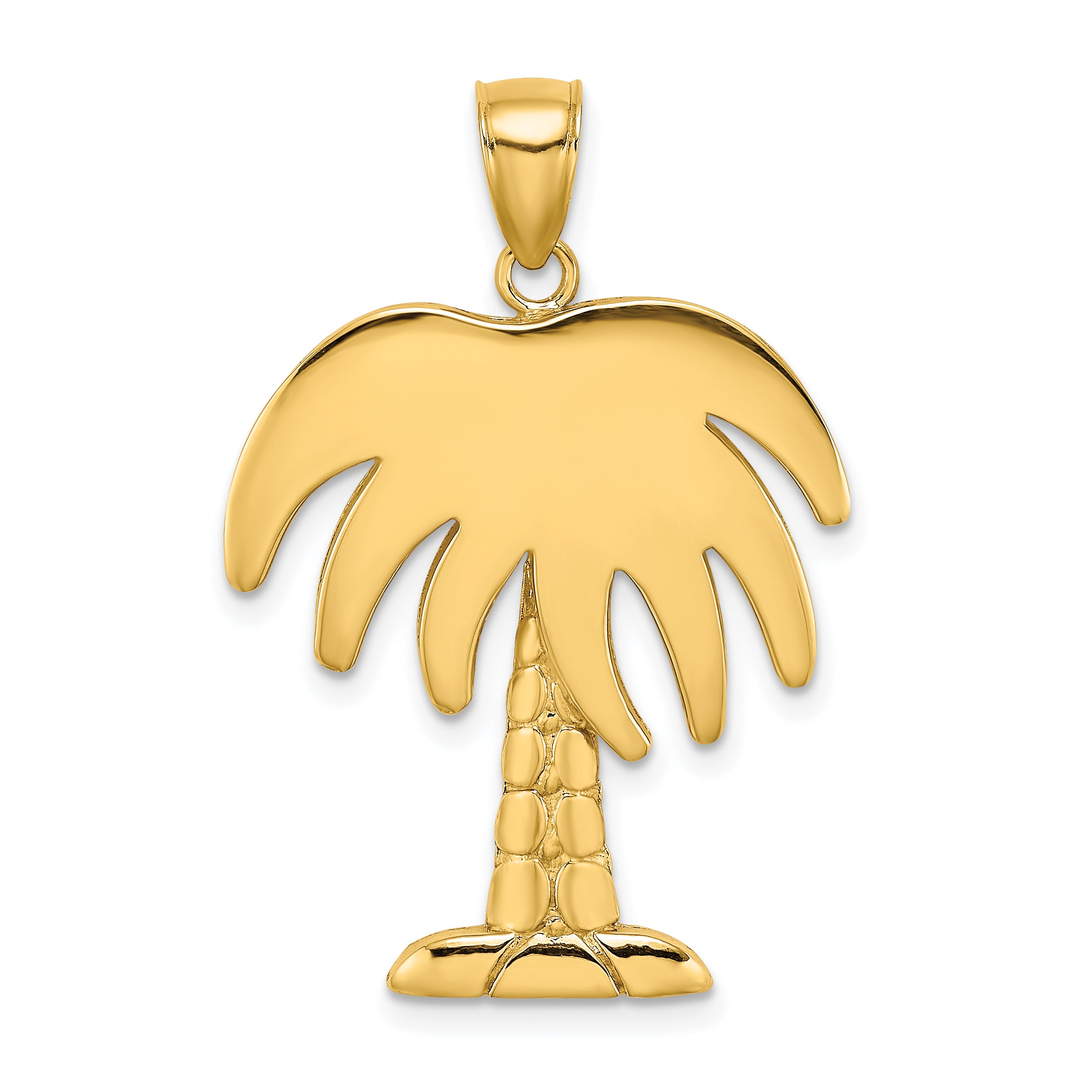14K Large Charleston Palm Tree Charm