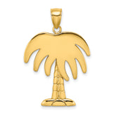 14K Large Charleston Palm Tree Charm