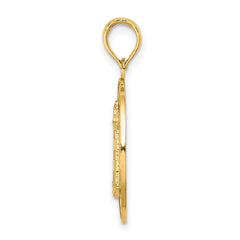 14K HILTON HEAD Lighthouse Round Charm