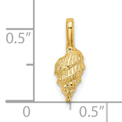 14K Mini Conch Shell Charm