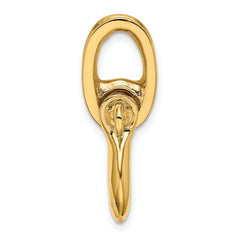 14K 3-D Medium Shackle Charm