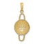Round Basket Charm in 14K Yellow Gold with Handles, 22mm - Sophia Jewelers