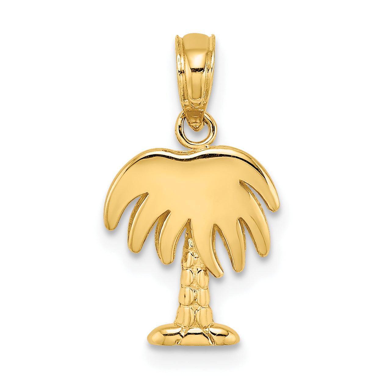 14K Charleston Palm Tree Charm