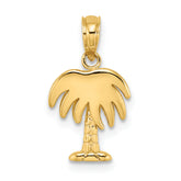 14K Charleston Palm Tree Charm