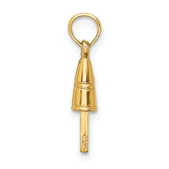 14K 3-D Buoy Charm