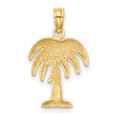 14K Charleston Palm Tree Charm