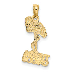 14K TURKS AND CAICOS Flamingo Charm