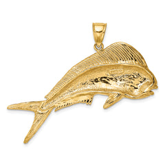 14K 2-D Female Dorado (Mahi-Mahi) Charm