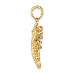 14K Florida Lobster with Out Claws Charm