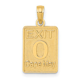 14K EXIT 0 / CAPE MAY Charm