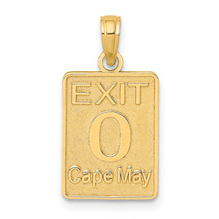 14K EXIT 0 / CAPE MAY Charm