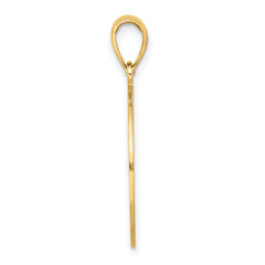 14K ST. GEORGE ISLAND w/DOLPHINS Circle Charm