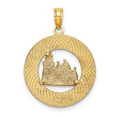 14K BLOCK ISLAND, RI w/ Lighthouse Charm