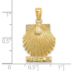 14K MARCO IS. Scallop Shell Charm