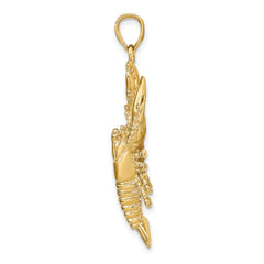 14k Lobster Pendant