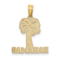 14K BAHAMAS Palm Tree Charm